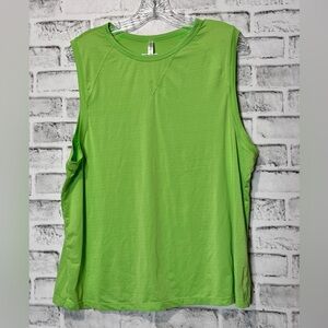 Fabletics Vibrant Green women’s Muscle Tee size Large‎